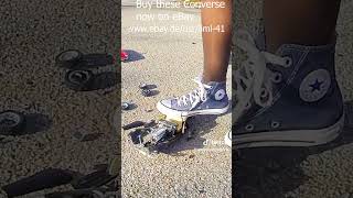 Girl Crush Toy Car In Blue Converse