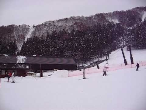 野沢温泉スキー場　2010年1月1２日　長坂ゲレンデ