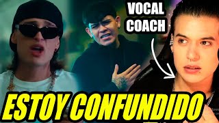 Junior H X Peso Pluma - A Tu Manera | Reaccion Vocal Coach | Ema Arias