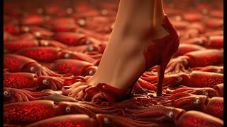 Dreamy Staircase And Open Toe High Heel - Satisfying Asmr Ai