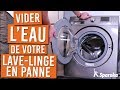 Vider l'eau d'une machine à laver