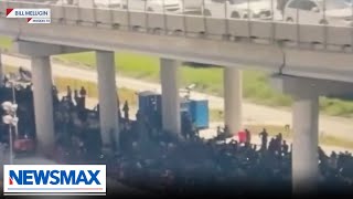 Drone footage captures the severity of Biden's border crisis | John Bachman Now