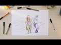 Pitt Artist Pen Brush Fashion Design