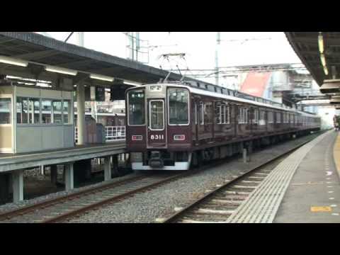 【阪急電鉄】8300系8311F×6R％嵐山線運用＠桂（081115）
