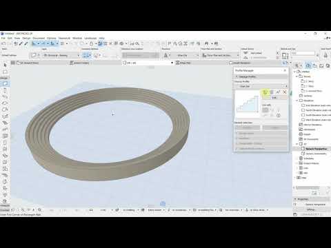 Hướng dẫn sử dụng công cụ Profile Manager bằng ArchiCAD