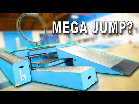 WE BUILT A MEGA LAUNCH IN OUR PRIVATE SKATEPARK!