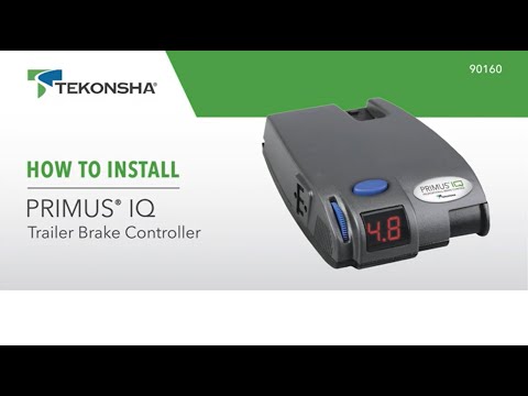 Installation | Tekonsha® Primus® IQ Trailer Brake Controller | 90160