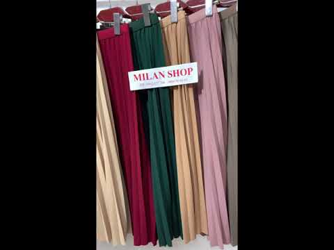 Chân váy xếp ly Quảng Châu nhiều màu đẹp
