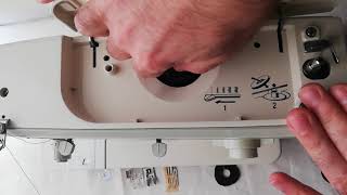 Motif  Diski, Desen Kalıbı Değiştirme - Dikiş Makinesi Kullanım, Tamir Kılavuzu 