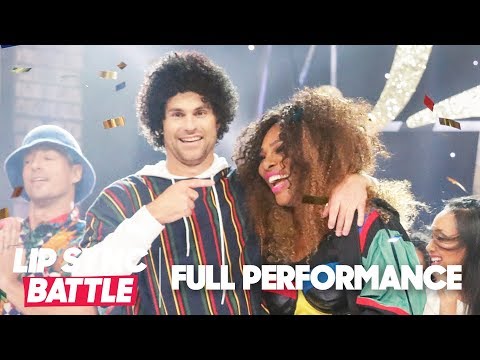 Serena Williams Joins Andy Roddick for “Finesse” by Bruno Mars | Lip Sync Battle