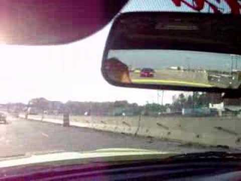 Crusin down the interstate "short vid" 2 cars