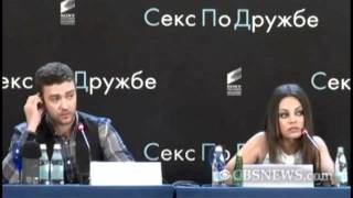 Mila Kunis chews out Russian reporter - in Russian!