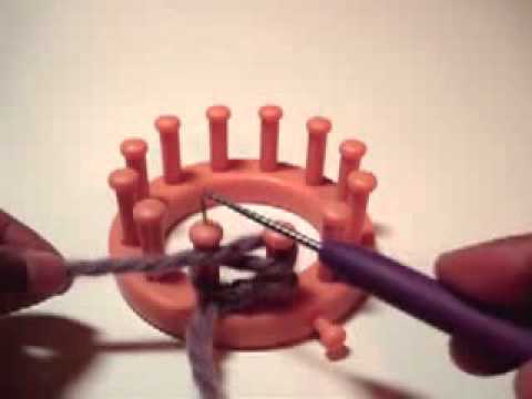 Loom Knitting: I-cord - YouTube