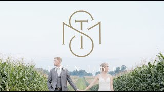 Tiff & Jamie's Beautiful Ceremony Vows In Rain