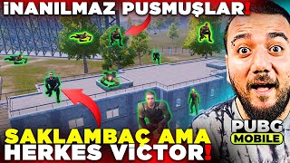 Saklambaç Ama Herkes Vi̇ctor ? İnanilmaz Pusmuşlar ? Pubg Mobile Saklambaç