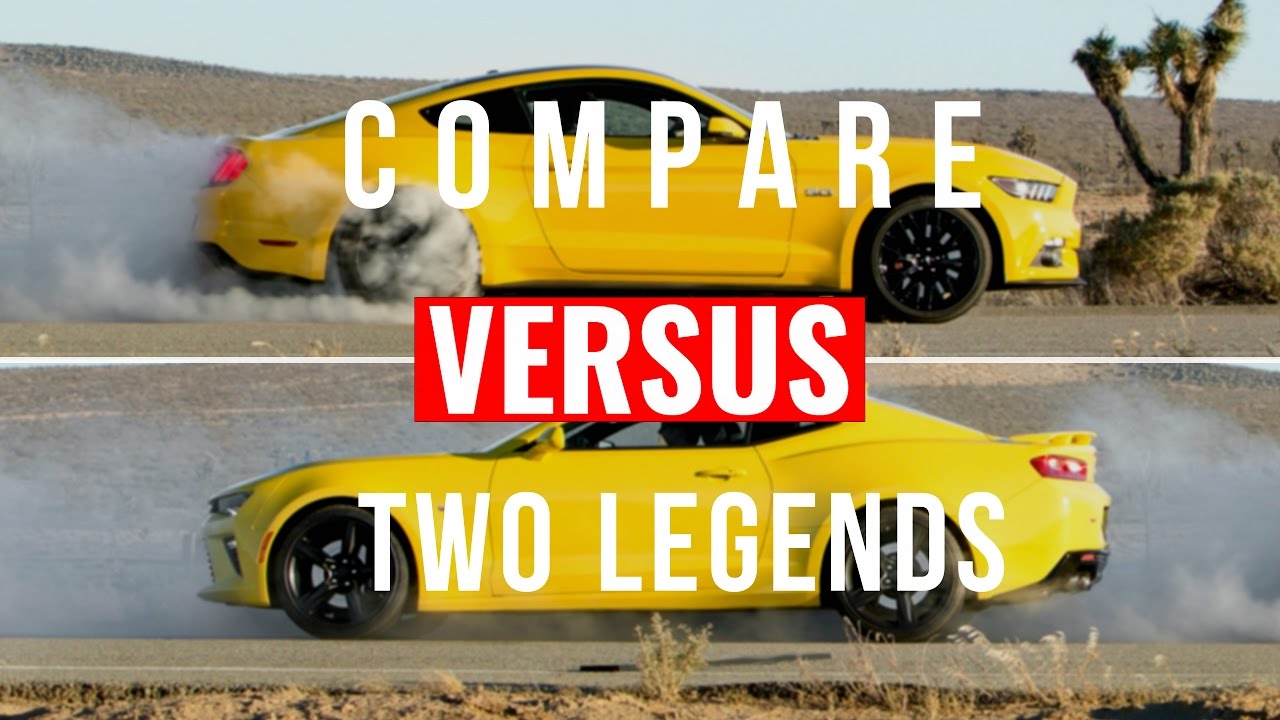 2016 Camaro VS Ford Mustang - YouTube