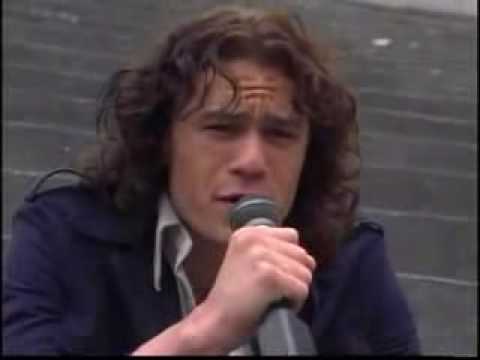Heath Ledger Singing Heath Ledger Singing In'10 Things I Hate About You'