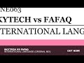 Skytech vs Fafaq - International Language (Original Mix)