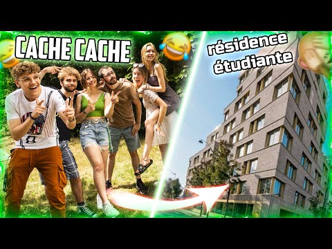 CACHE CACHE DANS UNE RÉSIDENCE ÉTUDIANTE !!! 🙈