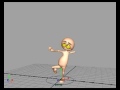 Super Squashy Stretchy 3D Moom animated walk cycle