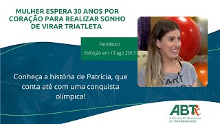 Mulher espera 30 anos por coração para realizar sonho de virar triatleta Fantástico