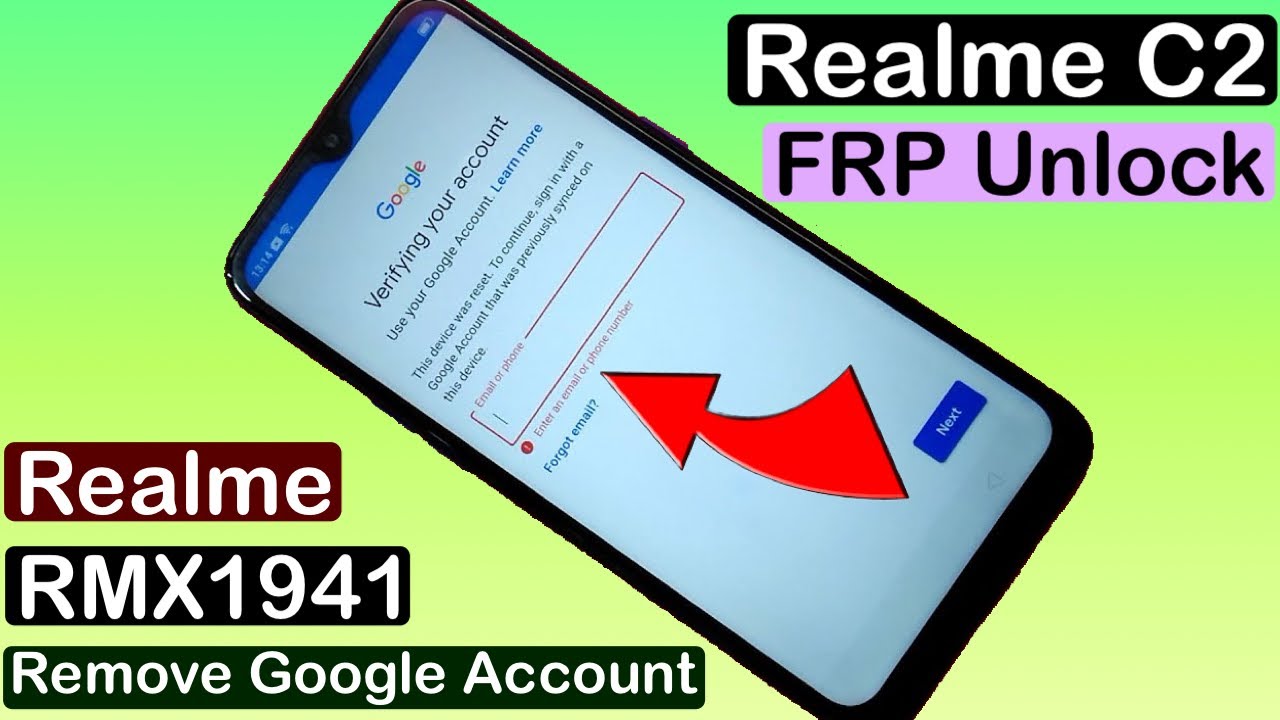 Realme C2 (RMX1941) Frp Bypass Unlock.Realme C2 Remove Realme C2 (RMX1941) Frp Bypass Unlock.Realme C2 Remove