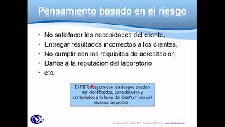 Pensamiento basado en riesgos en el laboratorio