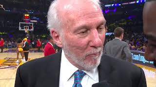 Gregg Popovich Funny Post Game Interview