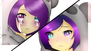 Before and after:After eue SPEEDPAINT(base anime)