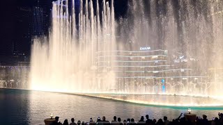 The Dubai Fountain Show 2022 With Arabic Live Music | Ya Ana Ya La | The Dubai M