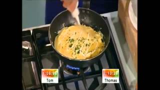THOMAS KELLER and TOM KITCHIN Omelette Challenge SATURDAY KITCHEN