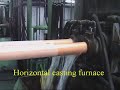 coppe tube horizontal rcontinuous casting line