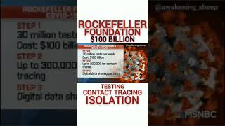 Video: Rockefeller Foundation commits $100bn to US Contact Tracing