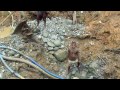 Nabire, Jayapura Papua Irian Jaya Illegal gold mining Nr The Grassberg Mine