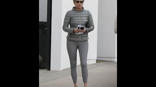 Yolanda Foster Hot Grey Tights Video