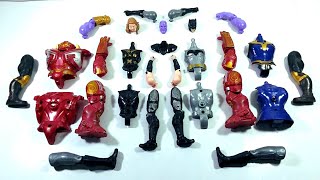 Marvel Emble Toys Batman Vs Captain Thor Vs Thanos Vs Hulk Buster...