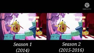 Angry Birds Stella Intro Comparison 2014-2016