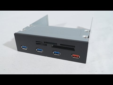 #1555 - SilverStone FP56 USB 3.0 Multifunction Card Reader Video Review