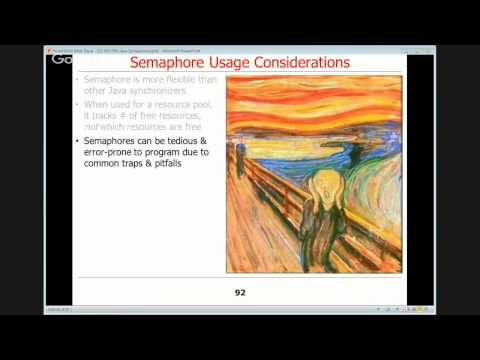 2nd Live Lecture for the POSA Concurrency MOOC