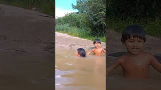 O Banho Revigorante Que Compartilhei Com Meus Sobrinhos No Rio Xingu