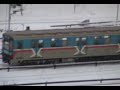 Видео Withdrawal from the train depot to tunnel
