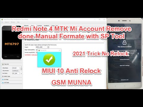 Redmi Note 4 MTK (nikel) Mi Account Remove done with SP Redmi Note 4 MTK (nikel) Mi Account Remove done with SP