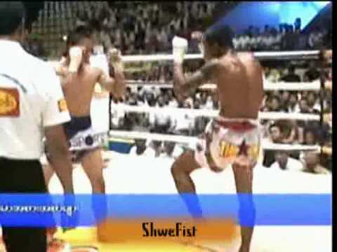 Myanmar lethwei, Tway McShawn vs Yan Gyi Aung, part 2 of 3