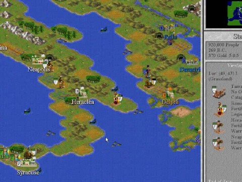 Video of game play for Civilization 2: Test of Time