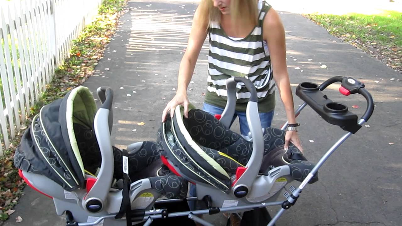 Twin Source: How it works—The Snap & Go Double Stroller - YouTube