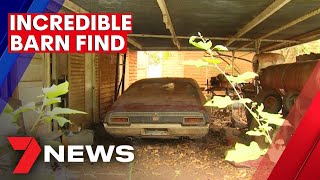 Muscle car enthusiasts to bid for incredible find in Queensland shed | 7NEWS