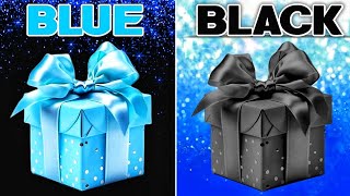 LISA OR LENA 😍 Choose your gift 🥰🎁 blue vs black 😍 #lisaorlena #chooseyourgift #