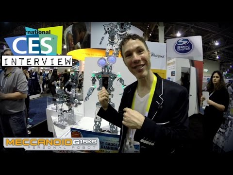 Meccano Meccanoid Personal Robot Interview - CES 2015