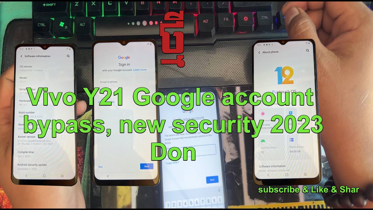 Vivo Y21 Google account bypass,Android 12 new security Vivo Y21 Google account bypass,Android 12 new security