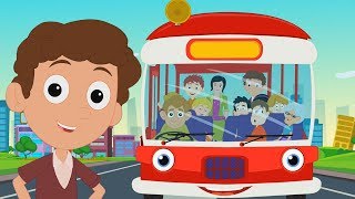 Колеса На Автобусе Лучшие Детские Рифмы Детский Сад Песни Rhyme For Kids Wheels On The Bus